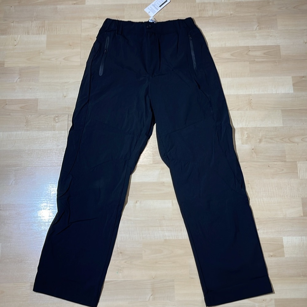 Black windbreaker pants 📦 (XL-12)